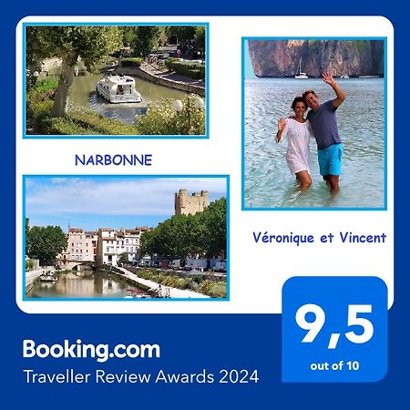 Appartement Avec Balcon, Bord Du Canal, Wifi. Narbonne Bagian luar foto