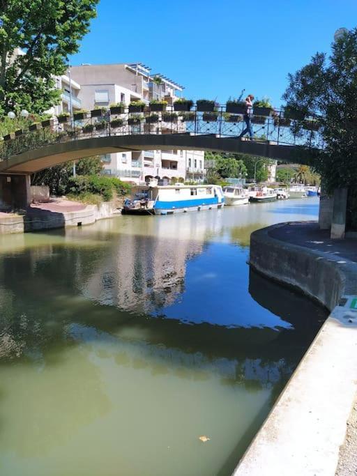 Appartement Avec Balcon, Bord Du Canal, Wifi. Narbonne Bagian luar foto