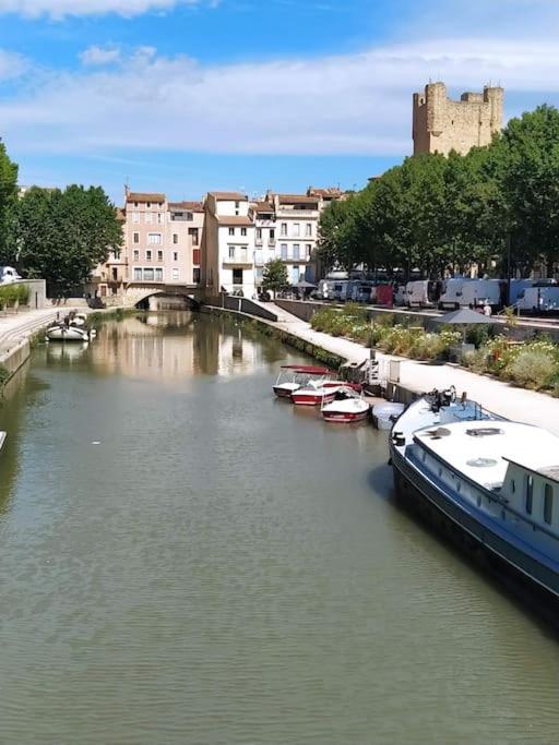 Appartement Avec Balcon, Bord Du Canal, Wifi. Narbonne Bagian luar foto